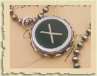 Typewriter key Necklaces