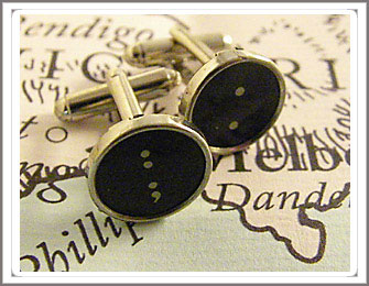 Typewriter key Cufflinks